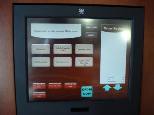 Ordering Screen