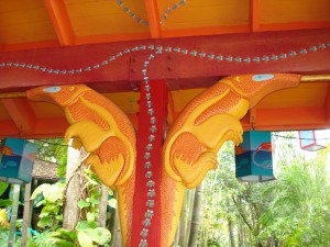 Seating Pavilion Carvings