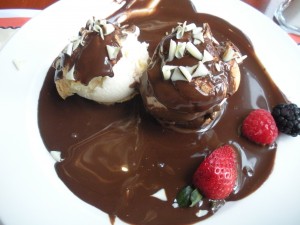 Orifuteroles au chocolat