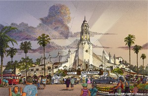 Artist Rendition of Carthay Circle Theater (c)Disney