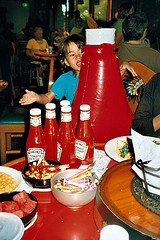 So you think you might want ketchup...?