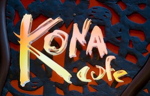 Kona Cafe Sign