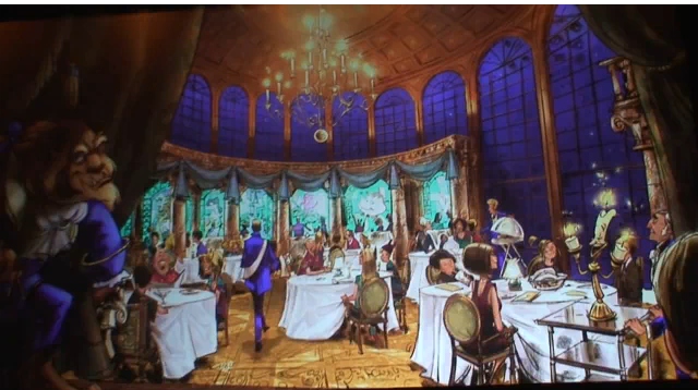Be Our Guest Restaurant in Beast's Castle, Magic Kingdom, Disney World