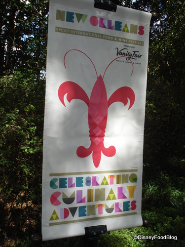 Foodie City Banners Line the Walkways
