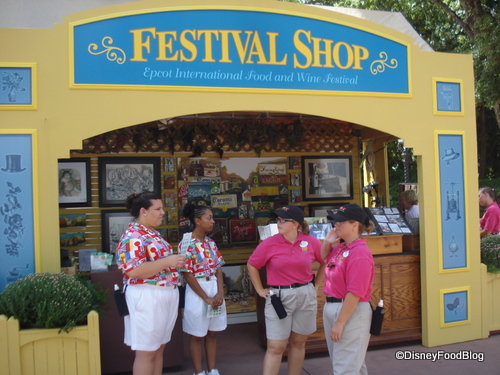 One of the many Festival Shops