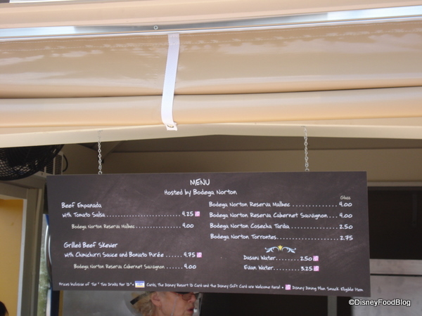 Buenos Aires Menu
