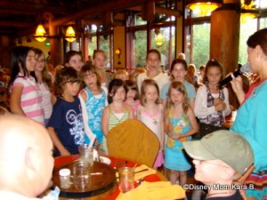 Being Serenaded at Whispering Canyon Cafe