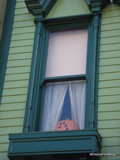 Close up on Candy Cane Pumpkin