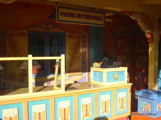 Ordering Station for Picnic in the Park