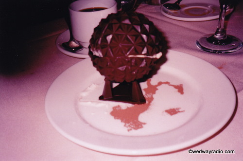 Millennium Dessert: Chocolate Spaceship Earth