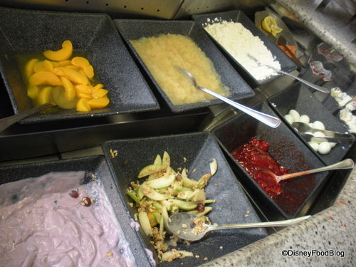 Yogurt, Apples and Granola, Applesauce, Cottage Cheese