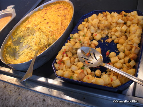 Cheesy Potatoes on the Left