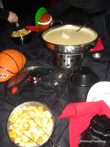 Cheesehead Soup and Beer Croutons