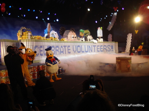 Canned Goods Sculpture Reveal at Disney World
