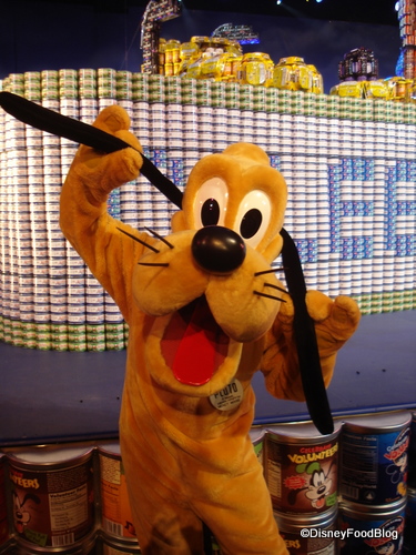 Disney's Pluto with Canned Goods Pluto