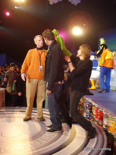 Ty Pennington, Kermit the Frog, and...Kermit's puppeteer