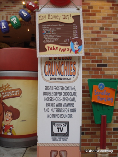 Side of Cowboy Crunchis Box