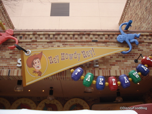 Hey Howdy Hey Takeaway Sign