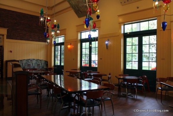 The Artist's Palette seating