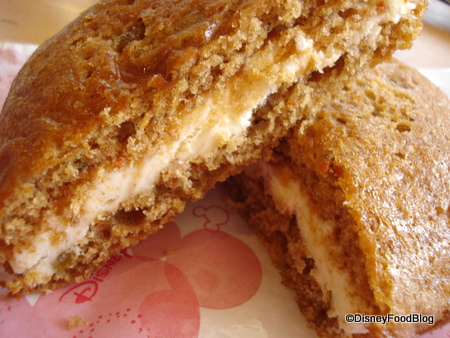 cross section of carrot cake cookie