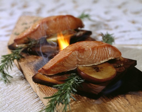 Artist Point Cedar Plank Salmon