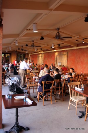 Via Napoli outside seating