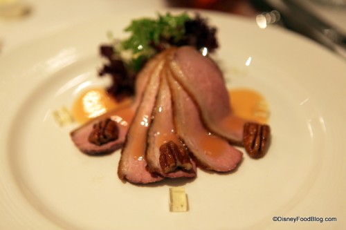 Disney Dream duck breast