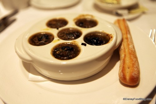 Disney Dream escargot