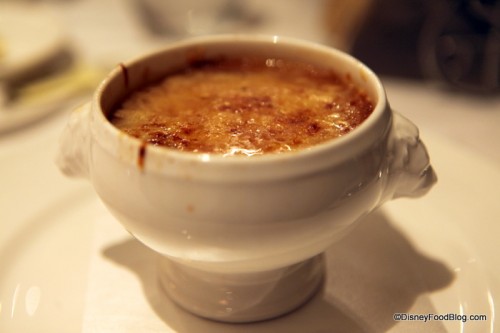 Disney Dream french onion soup