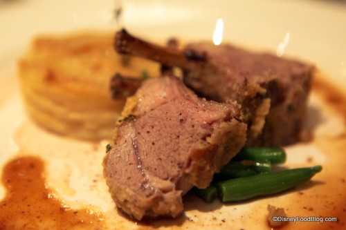 Disney dream rack of lamb
