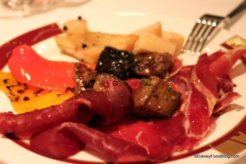 Palo antipasti plated