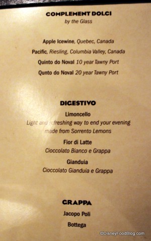 palo dessert menu second
