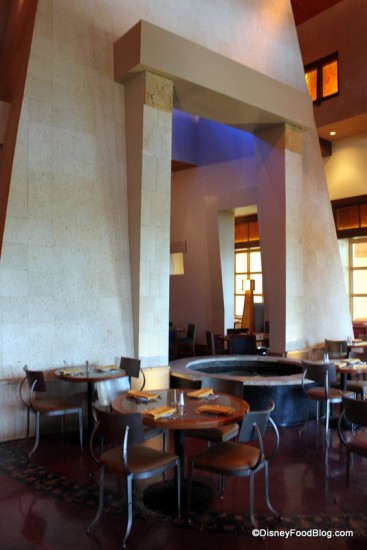 Tables around Pyramid