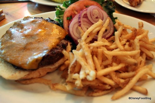 House of Blues regular burger