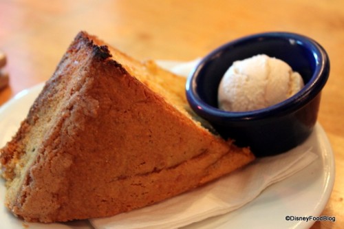House of Blues rosemary cornbread with honey butter