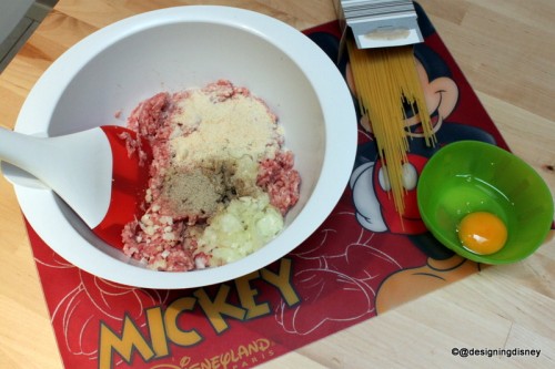 Lady and the Tramp Spaghetti and Meatballs