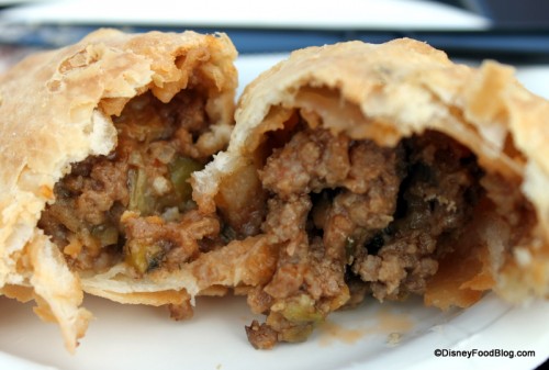 argentina inside beef empanada