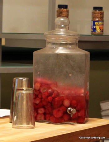 strawberry infused vodka