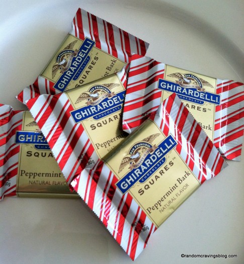 Ghirardelli peppermint squares