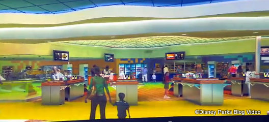 Landscape Cafe Concept Art -- Disneys Art of Animation Resort