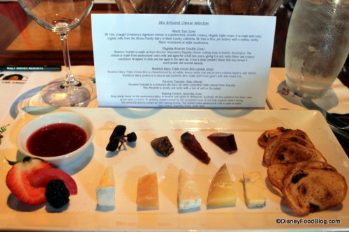 Jiko Wine Tasting Cheese Plate