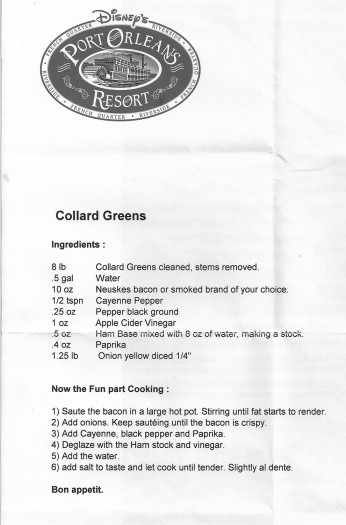 Collard Greens Recipe