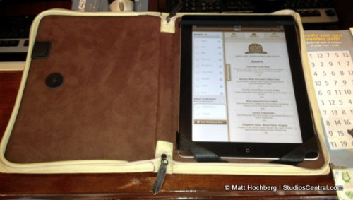 Interactive Menu Brown Derby