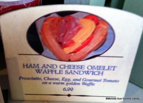 Breakfast Waffle Sandwich at Sleepy Hollow