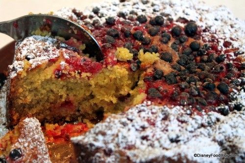 Polenta Cake Cutting at La Luce