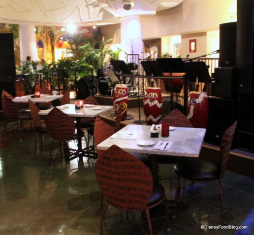 Seating Area by Live Music