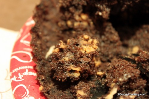 peanut butter chips in the cake