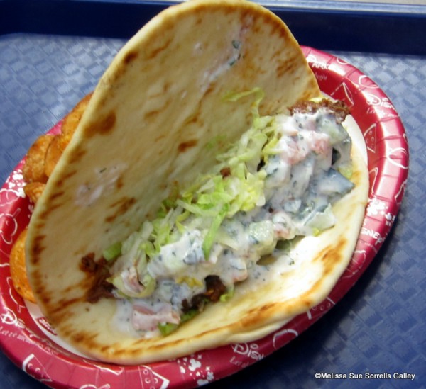 Tamu Pulled Beef Sandwich Inside