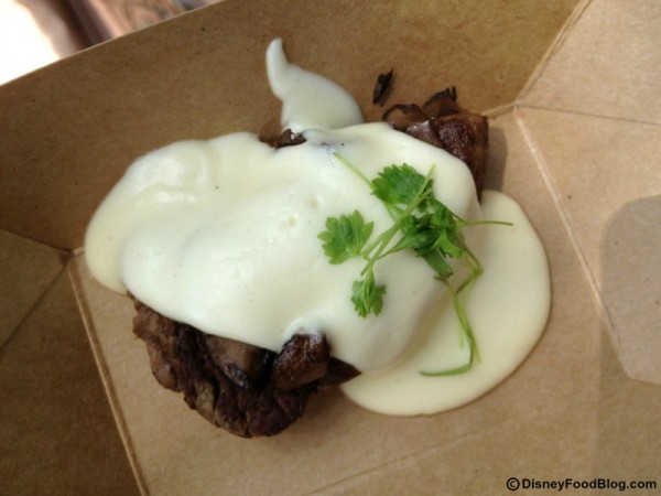 “Le Cellier” Wild Mushroom Beef Filet Mignon with Truffle Butter Sauce