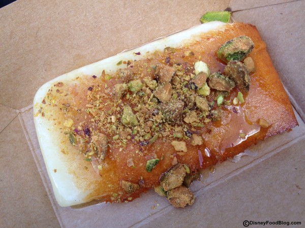 Griddled Greek Cheese with Pistachios and Honey